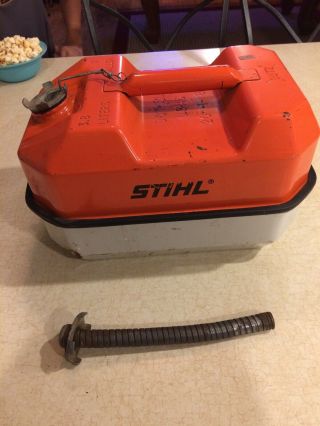 Vintage Blitz Stihl Chainsaw Gas Can Tool Box Rare