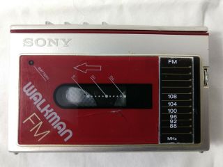 Vintage Sony Walkman Wm - F10 Fm Stereo Cassette Player