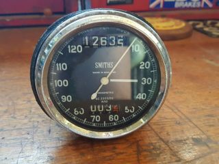Rare Smiths Chronometric Speedo 0 - 120mph Vincent Bsa Ariel Norton Ajs