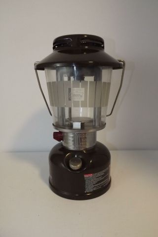 Vintage Brown Coleman 625 Lantern Rare 01/85,  Shaded Globe,