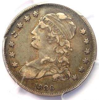 1836 Capped Bust Quarter 25c - Pcgs Xf Details (ef) - Rare Date Coin