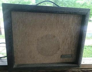 Silvertone 1481 Vintage Guitar Tube Amp Amplifier And With Video