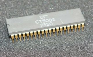 Caltex Ct5002 Calculator Nixie Collectible Rare Vintage Gold Pins Ic 7350