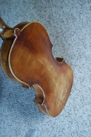 Antique American Made Full Size Violin 1897 Signed And Dated 10