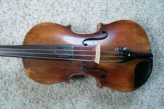 Antique American Made Full Size Violin 1897 Signed And Dated