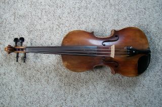 Antique American Made Full Size Violin 1897 Signed And Dated 2