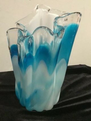 Stunning Vintage Japanese Art Glass Vase 3