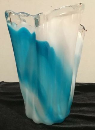 Stunning Vintage Japanese Art Glass Vase 4