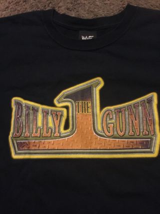 Rare Vtg Official Wwf Bad Ass Billy Gunn Wrestling Shirt Wwe Wcw Ecw 90s Chyna