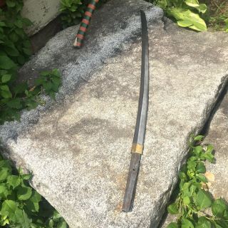 SIGNED Japanese Samurai Sword 29 3/8 “ Long Cutting Edge 2