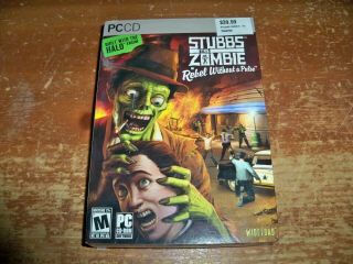 Vintage Software - - Stubbs The Zombie - - Pc Cd Rom Game - - Complete Box Rare
