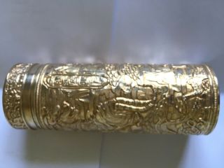 Pure Silver 999 Tea Flask Pot Caddy Chinese Tiger Handmade Unique Rare Unusual