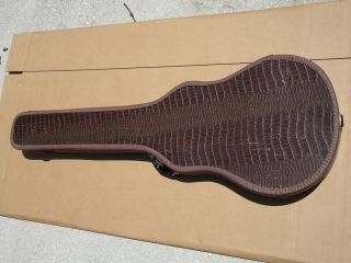Vintage 1950s Early 60s Gibson Les Paul JR Special Alligator Guitar Case 2
