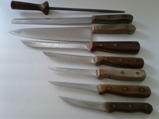 Vintage Chicago Cutlery Knife - 7,  Sharpener; 62s,  61s,  Bt10,  44s,  62s,  66s,  103s