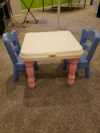 Vintage Little Tikes Princess Victorian Table And Chairs
