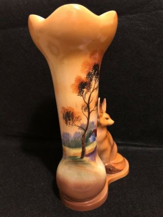 Noritake figural fox vase Rare 7
