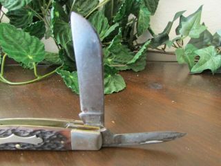 Vtg John Primble Belknap Hwd Mfg 4 Blade 5517 Congress Folding Pocket Knife 2
