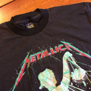 Vintage Metallica T Shirt Large 1988 And Justice For All Priority Mail