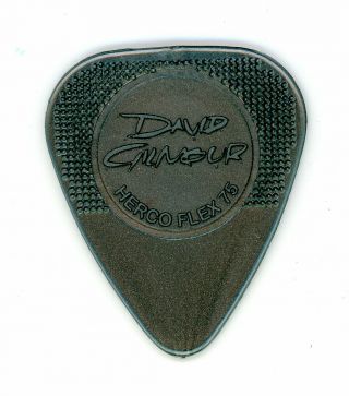David Gilmour Guitar Pick Pink Floyd Very Rare Herco Plectrum Pic Not Waters Syd