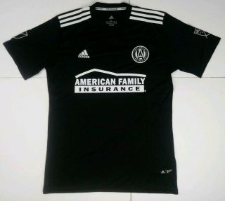 Atlanta United Adidas Parley Rare Black Jersey For The Oceans Sz Large Euc