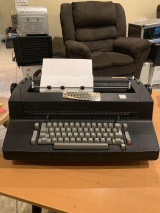 Ibm Selectric Ii (2) Correcting Typewriter,  Black,  Vintage,  Serviced Perfect