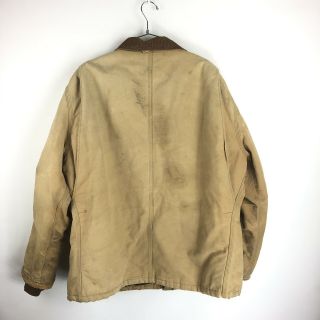 Vintage 80s Carhartt Insulated Jacket Size 2XL XXL Duck Canvas Distressed 2