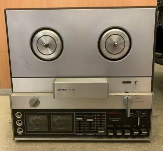 Vintage Ampex Ax - 50 Reel To Reel Tape Player Recorder -