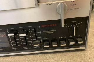 Vintage Ampex AX - 50 Reel To Reel Tape Player Recorder - 4