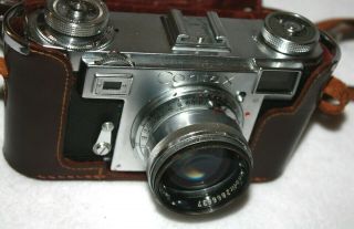VINTAGE CONTAX 35 mm CAMERA from ZEISS,  GERMANY ZEISS LENS NR 2