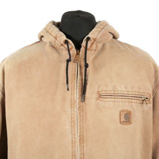 Carhartt Sherpa Fleece Lined Hooded Chore Jacket | Workwear Work Wear Coat Hood