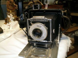 Vintage 4x5 B&j Press Camera