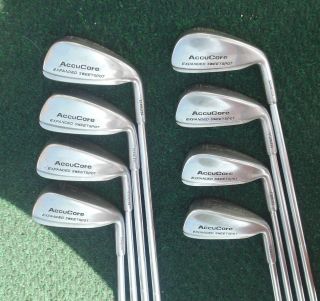 Rare Vintage Ram Accu Core Camber Sole Expanded Sweet Spot Irons 3 Thru Pw