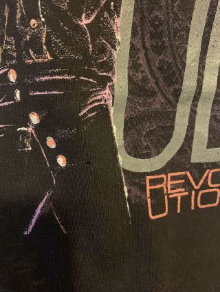 Vtg 1985 Prince and the revolution world tour T - shirt.  True vintage M. 3