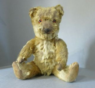 Cheeky Little Well Loved Antique Vintage Chiltern Teddy Bear 12 "