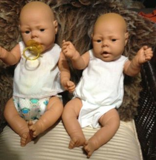 Jesmar Made In Spain Twin Boy,  Girl Anatomically Correct Vintage Dolls