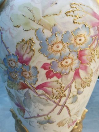 Exquisite Antique 1880s Victorian Royal Bonn Vase. 3