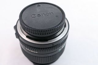 Vintage Canon Lens FD 50mm F1.  4 Prime Fixed No Mold Fungus AE - 1 A - 1 SLR Camera 8