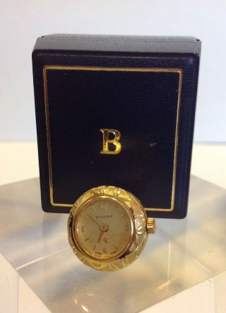 Vintage Bucherer Bell Pendant Watch Runs Perfectly With One Extra Batterie