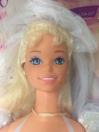 My Size Barbie Bride Doll - 3 Feet Tall - 1994 36 Inch 5