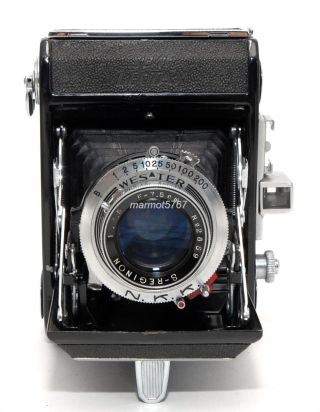 Vintage Showa Semi Leotax Dl Folding Camera Cosmetic