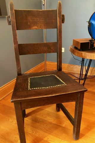 Gustav Stickley Rabbit Ear side chair,  Eastwood,  NY 1902 4
