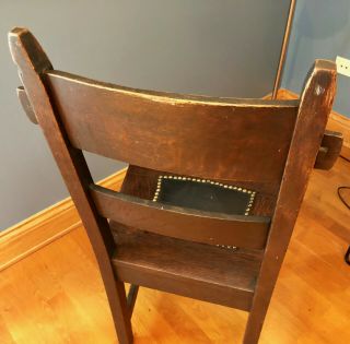 Gustav Stickley Rabbit Ear side chair,  Eastwood,  NY 1902 7
