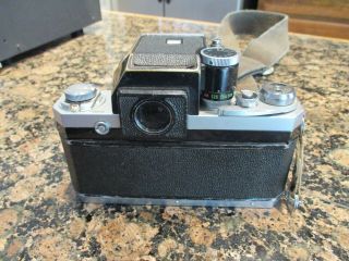 Vintage Nikon F 35mm Camera with Nikkor - S auto 50mm F1.  4 Lens 5