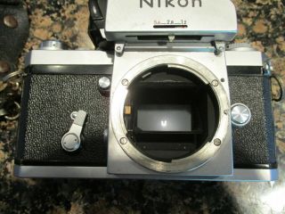 Vintage Nikon F 35mm Camera with Nikkor - S auto 50mm F1.  4 Lens 7