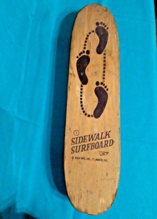 Vintage Nash Sidewalk Surfboard Skateboard