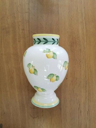 Villeroy & Boch French Garden Vase Rare 9.  5 Inches High