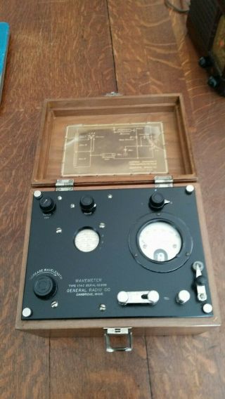 Vintage General Radio Co.  Type 174c Wavemeter Serial 896 Looks Great