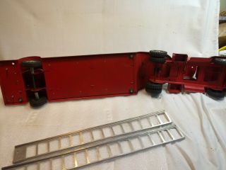 VINTAGE 1955 Tonka Ladder Fire Truck for a 64 Year Old Toy. 8