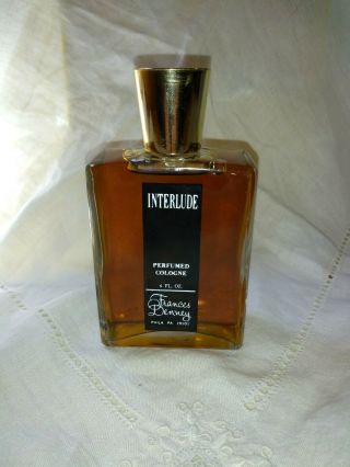 Vintage Frances Denney Interlude Perfumed Cologne Splash 4 Oz.  120ml