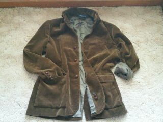 Vintage Ralph Lauren Polo Heavy Corduroy Sport Jacket Blazer.  Dark Brown Mens Xl